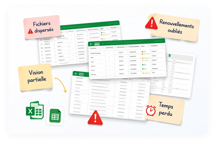 Avant Une gestion eclatee et risquee 1